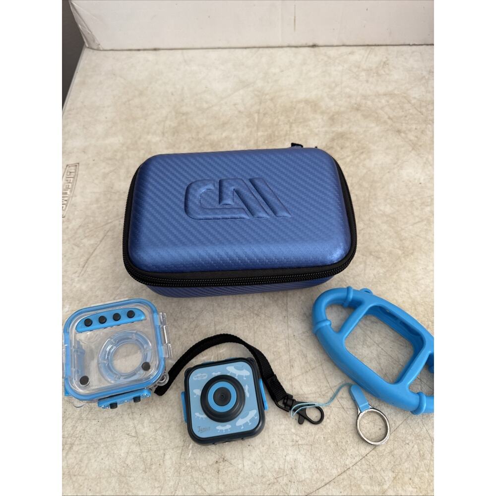 VanTop Junior K3 Kids Camera, 1080P Supported Waterproof Video Camera Blue
